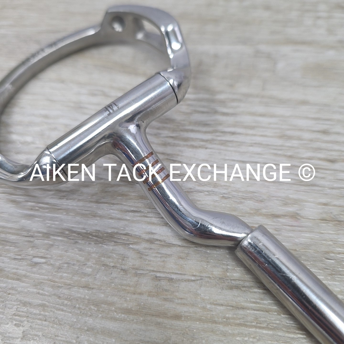 Myler Eggbutt with Hooks and Mullen Forward Tilt Low Ported Brrel MB 36 5"