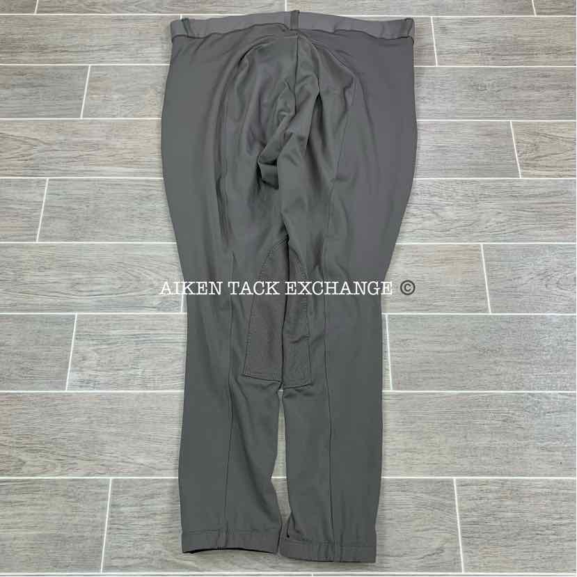 Dover Saddlery Riding Sport Silicone Grip Knee Patch Breeches, Size 38