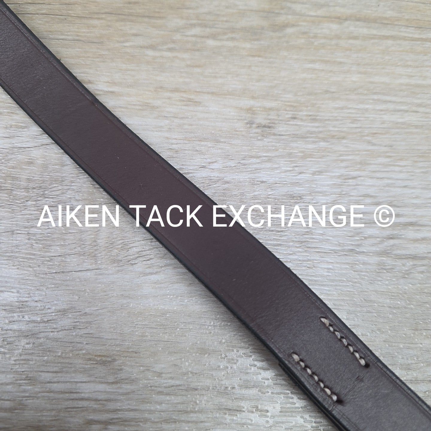 Flat Browband, Brown, 15"
