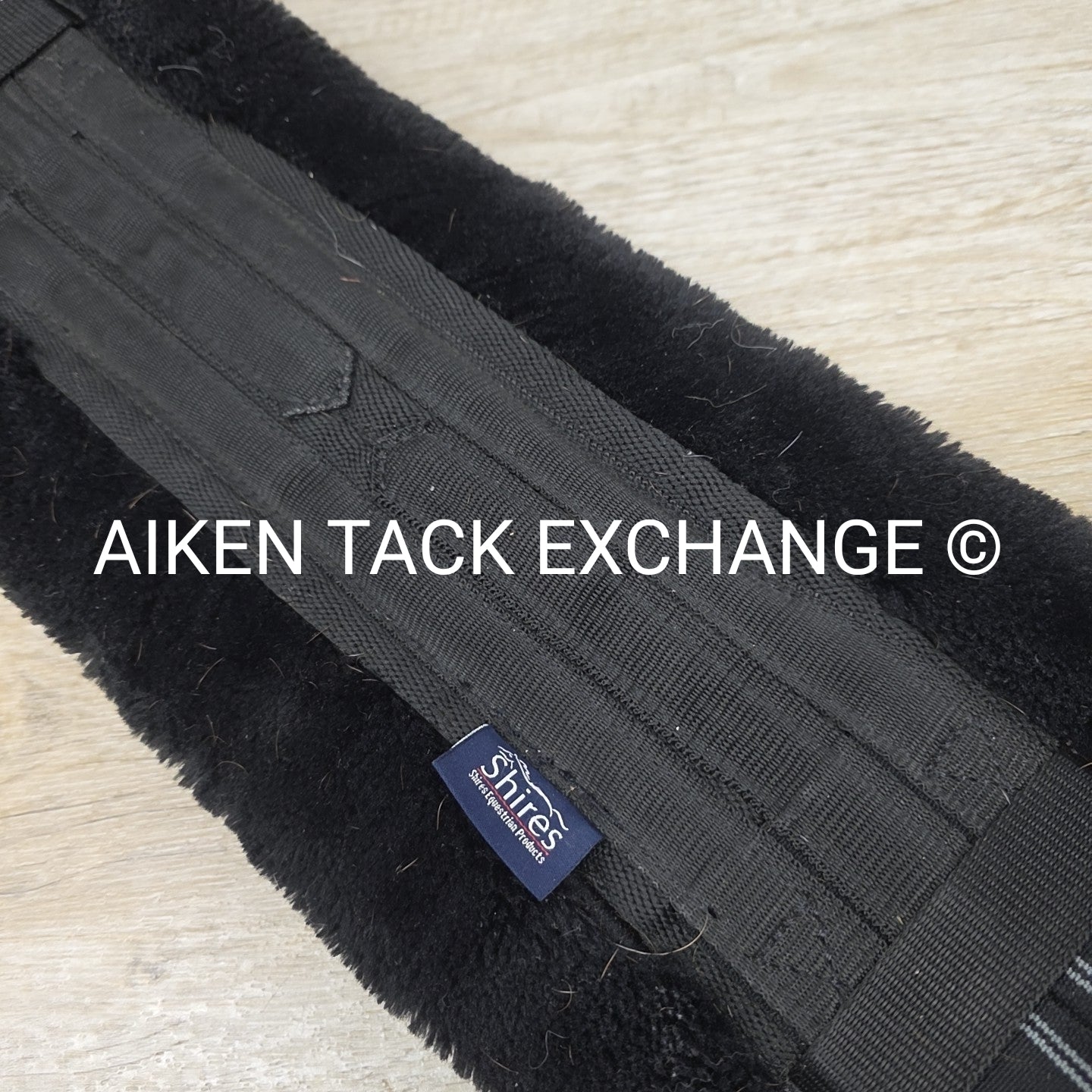 Shires Fleece Dressage Girth, Black, 30"