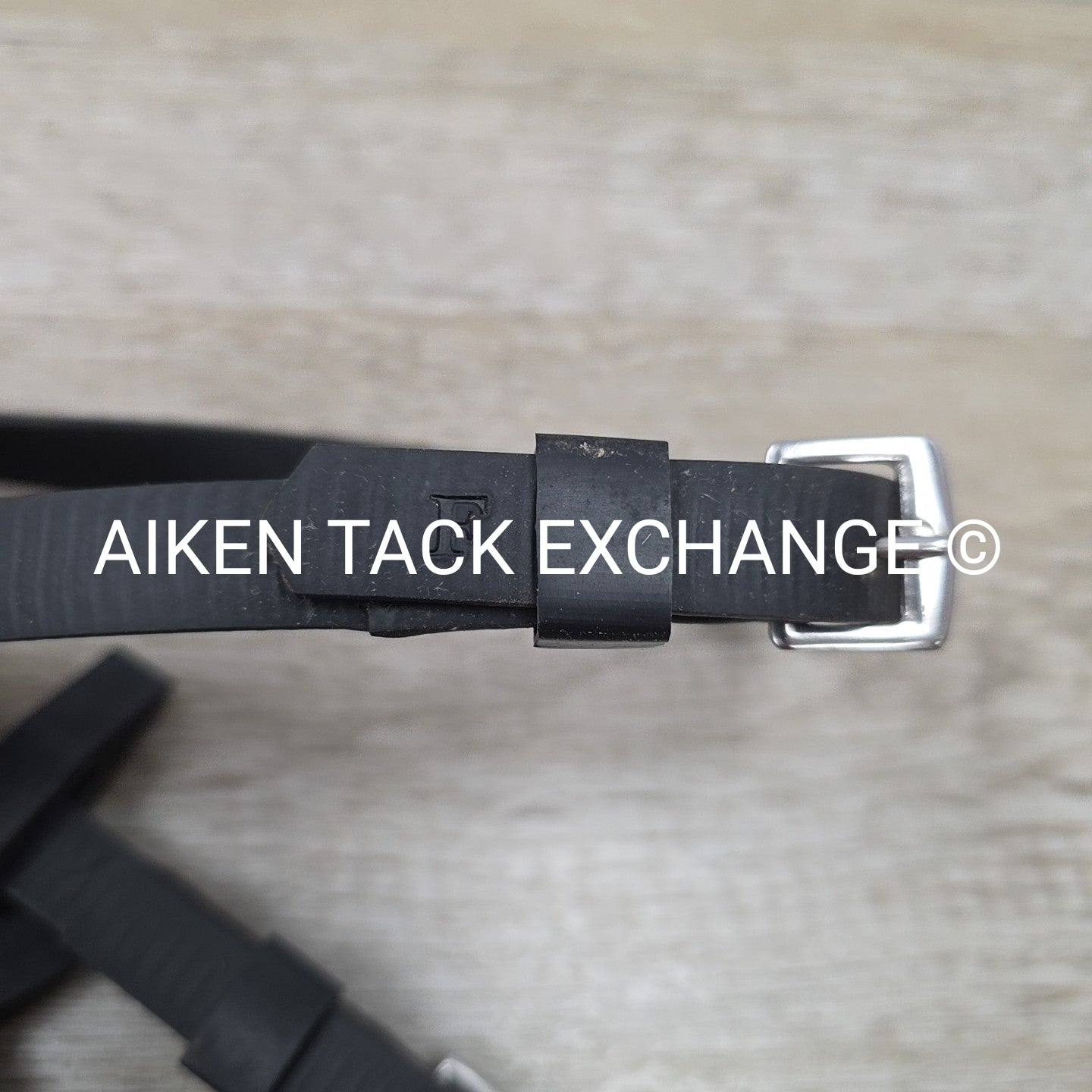 Wintec Equi-Leather Grip Reins, Black, Full