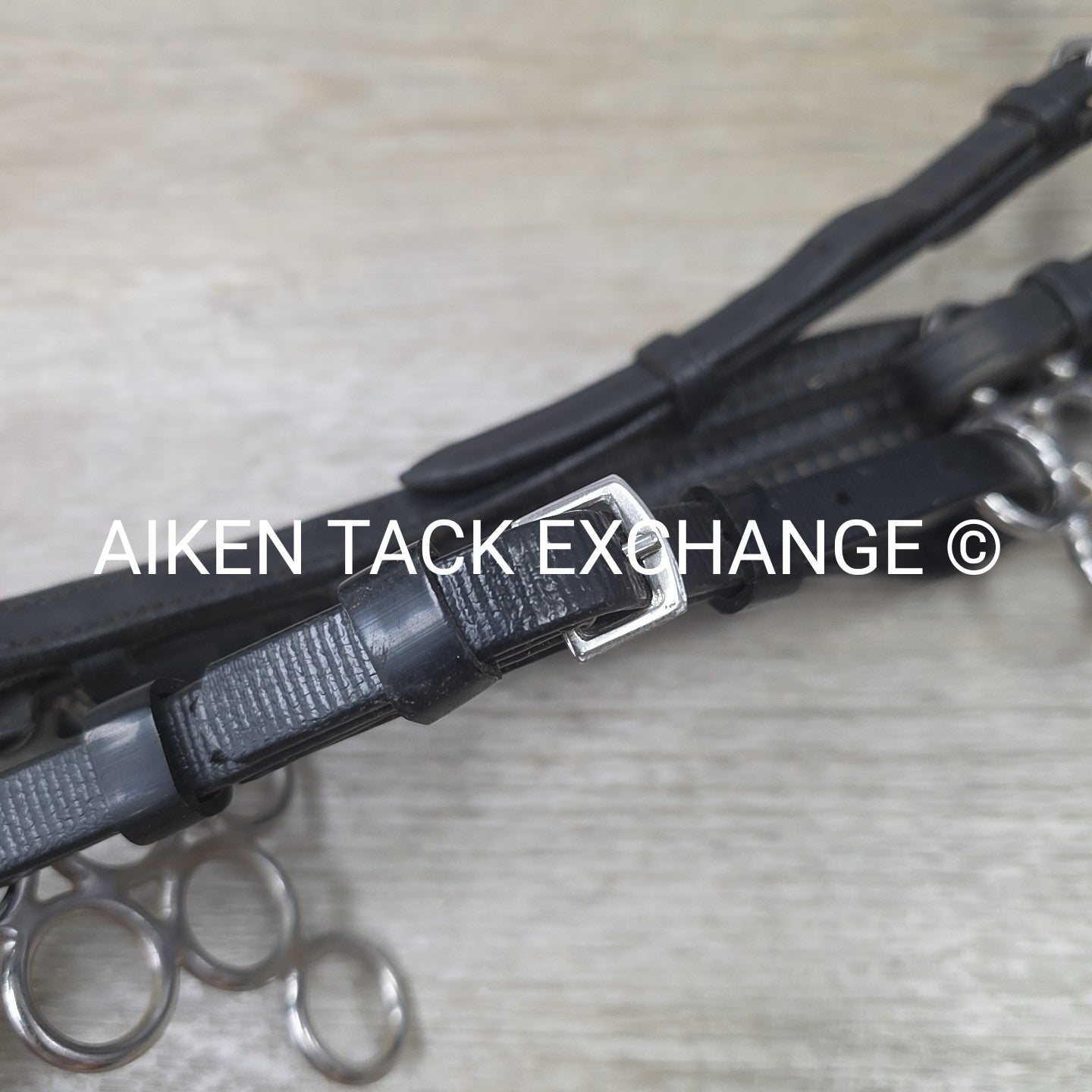 Collegiate Headstall with Zilco Hackamore, No Reins, Black, Size Full