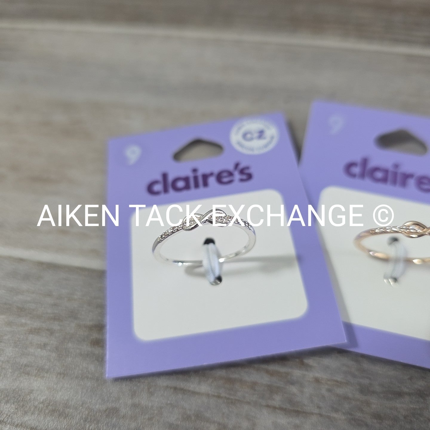 Claire's Rings (3) - Size 9