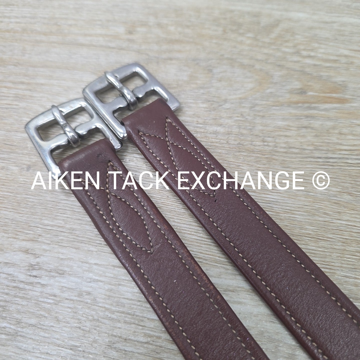 ExionPro Stirrup Leathers, Brown, 54"