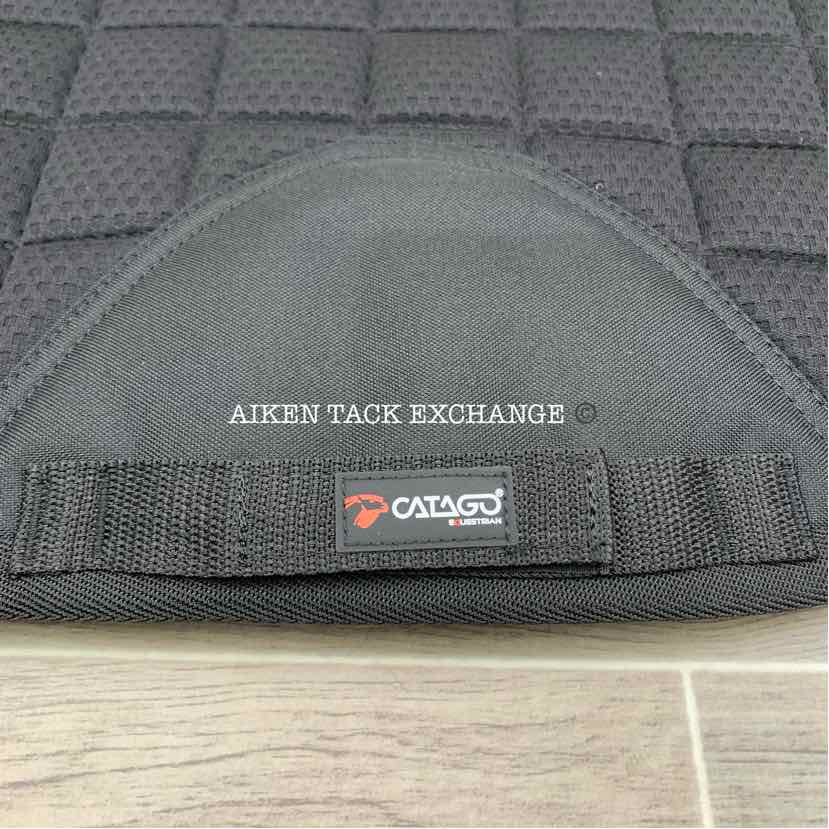 Catago FIR-Tech (Far Infrared Rays) Dressage Saddle Pad, White, Brand New
