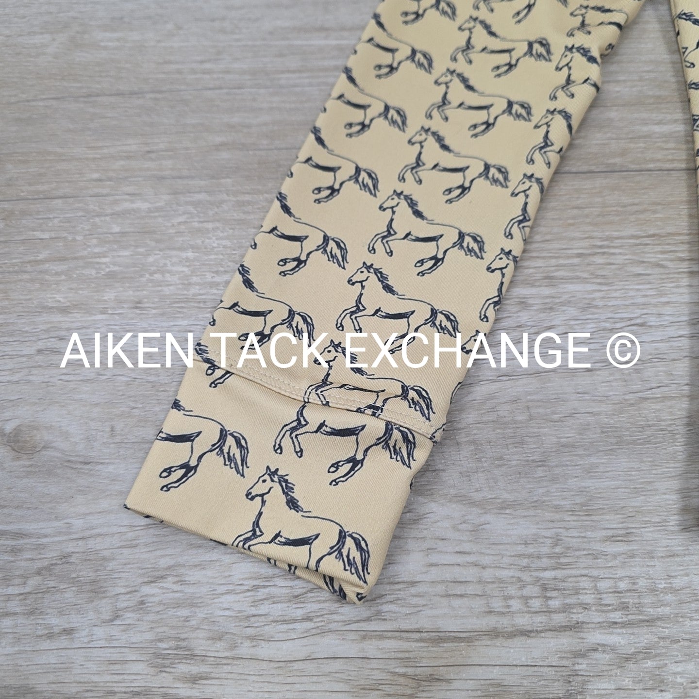 FITS Long Sleeve Winter Tech Shirt, Midnight Navy Horses, Women's Small