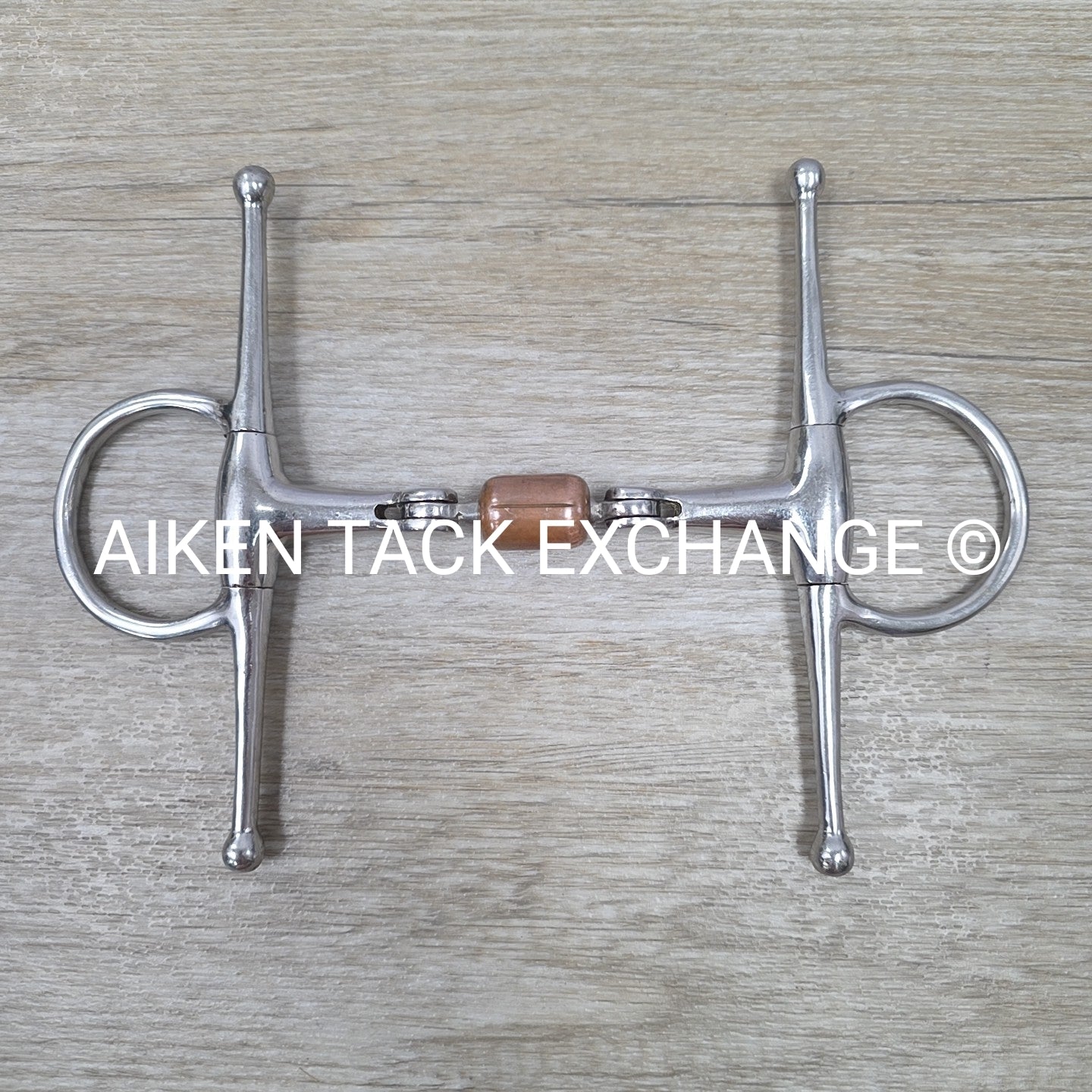 Full Cheek Double Hinge Bit with Copper Roller 5"