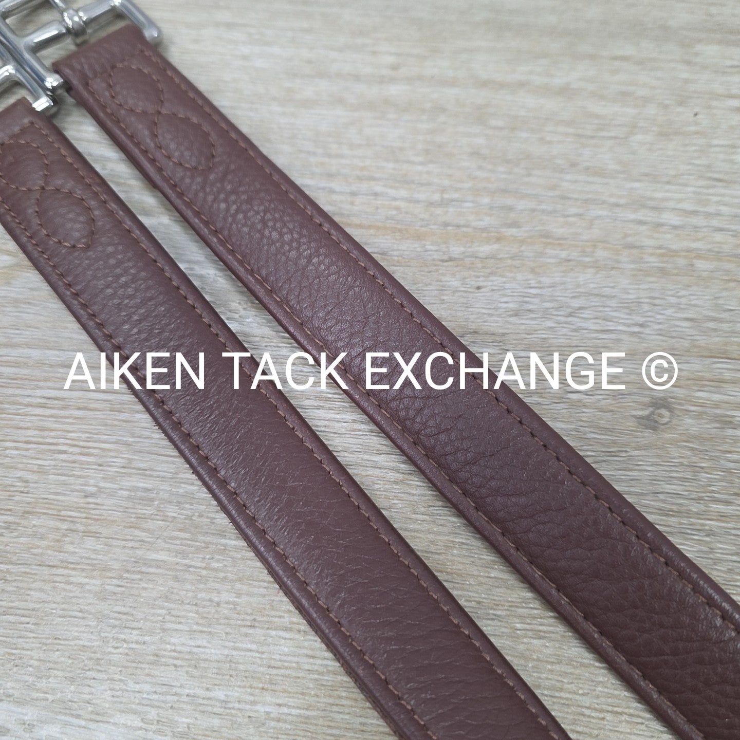 Jeereal Nylon Core Stirrup Leathers, Brown, 60"