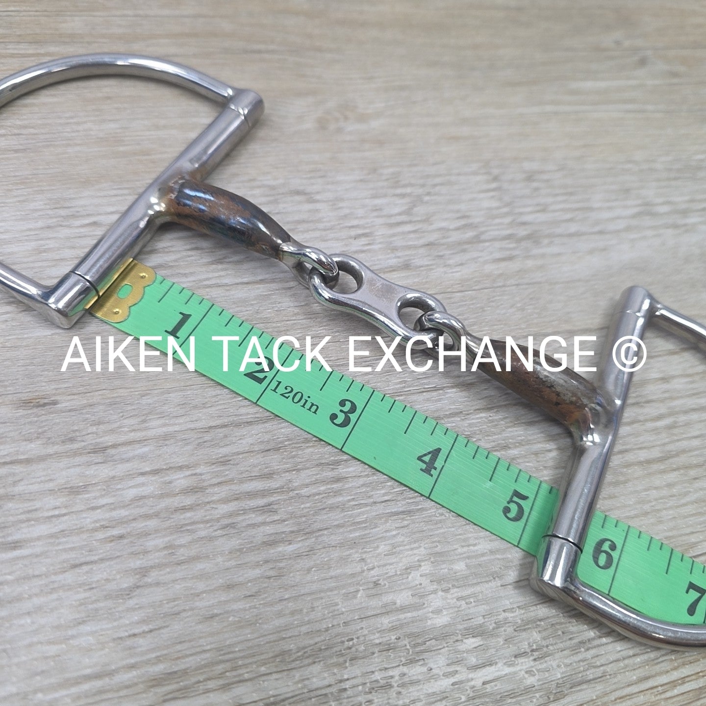 French Link Sweet Iron D Ring Bit 5"