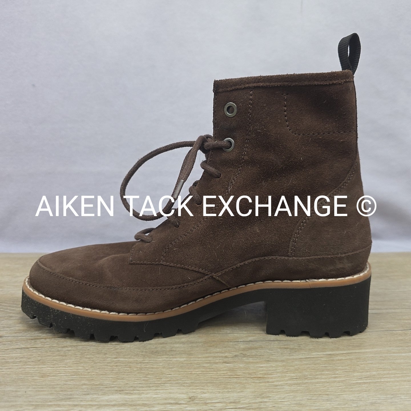 Hush Puppies Lace-Up Short Boots, Brown, Women's Size 8