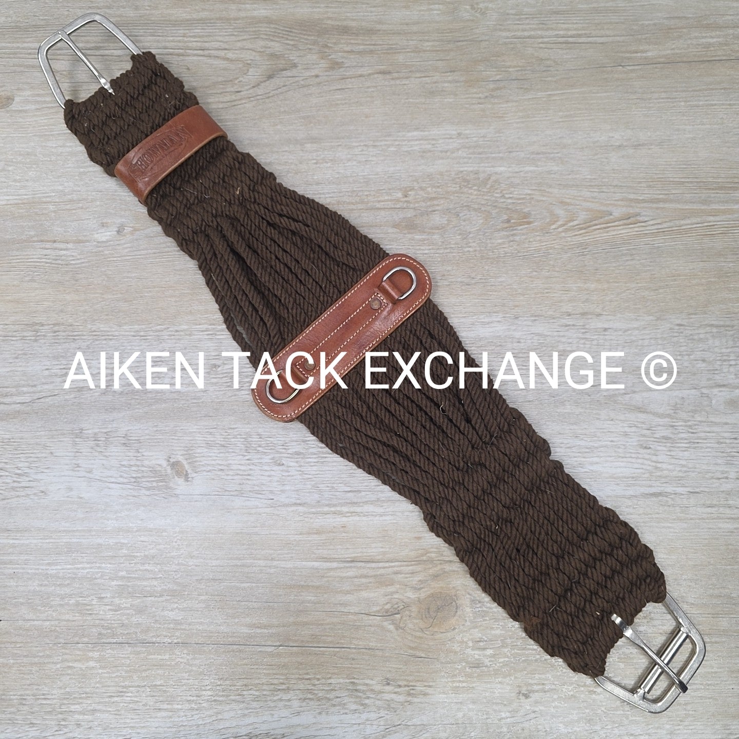 Showman Cotton Roper String Cinch, Brown, 34"
