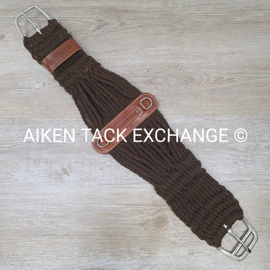 Showman Cotton Roper String Cinch, Brown, 34"