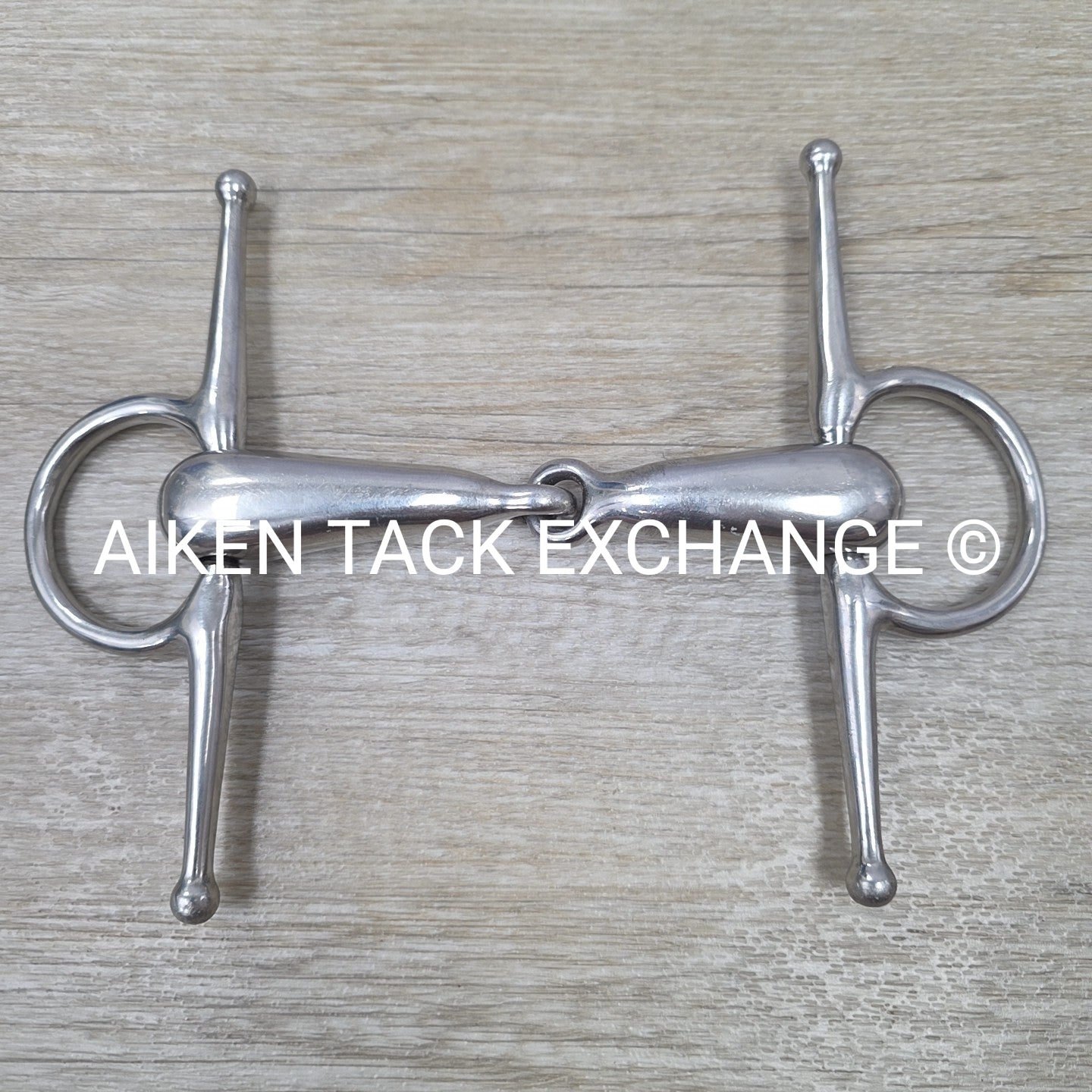 Stubben Single Joint Hollow Full Cheek Bit 5"