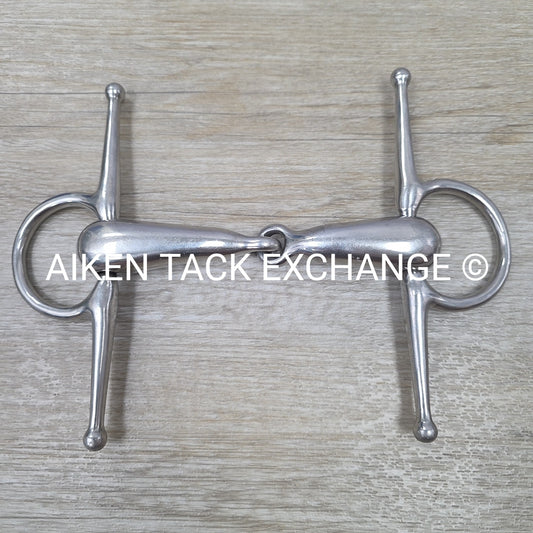 Stubben Single Joint Hollow Full Cheek Bit 5"