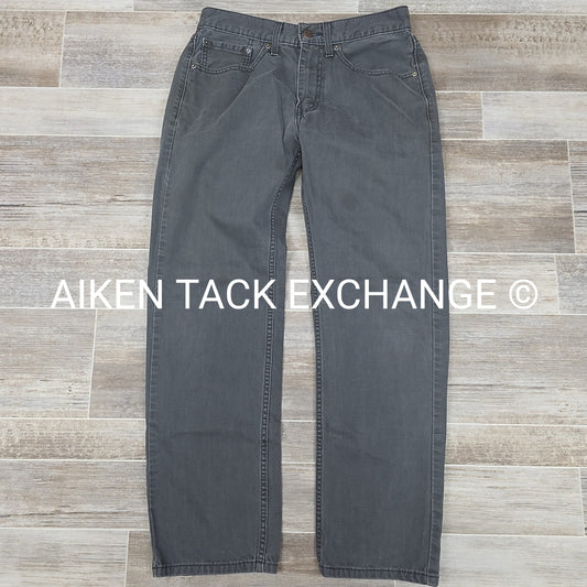 Levi Strauss Grey Denim Jeans, Men's 31 x 30