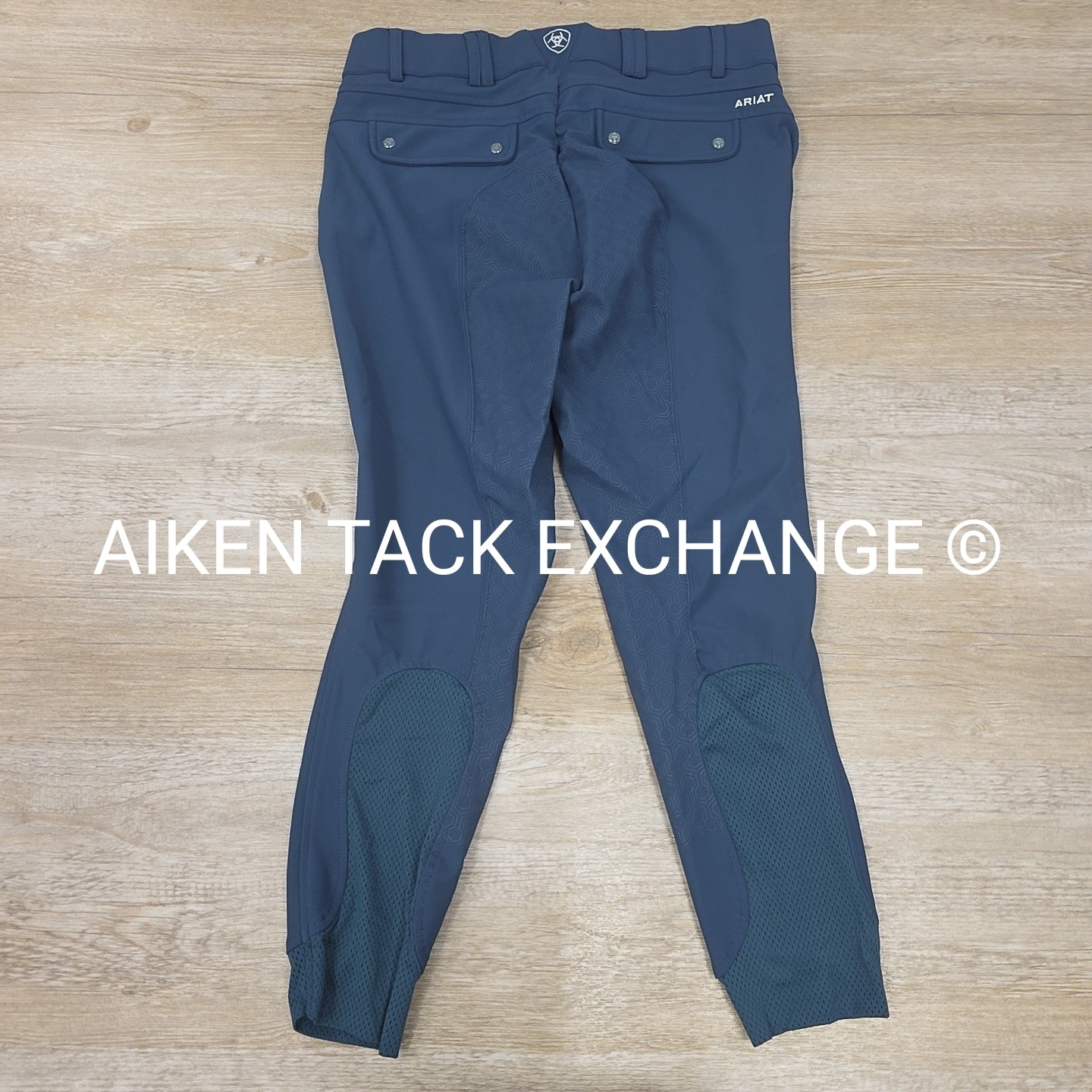 Ariat Tri-Factor Silicone Grip Full Seat Breeches, Size 34 R