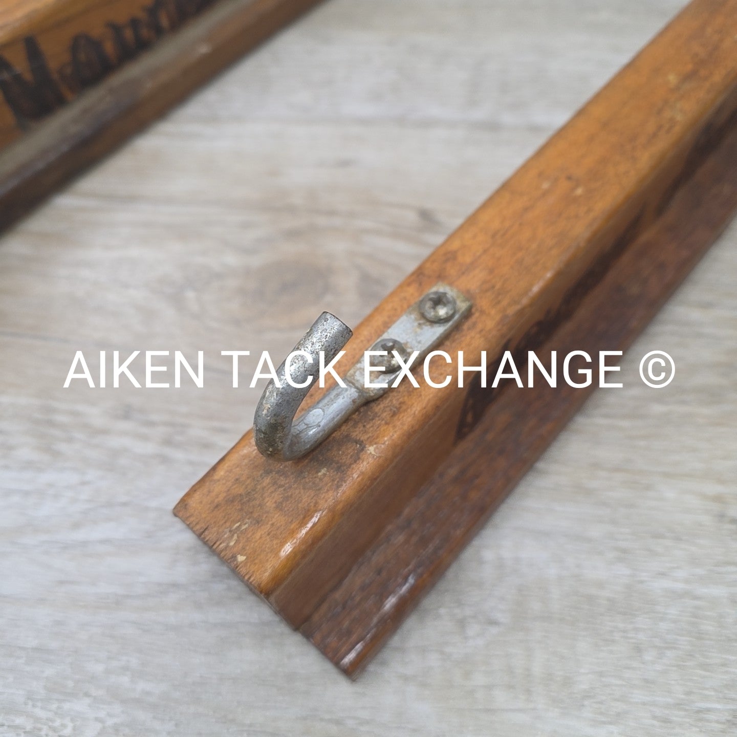 BARGAIN BUNDLE: 2 Wooden Wall Mount Saddle Racks