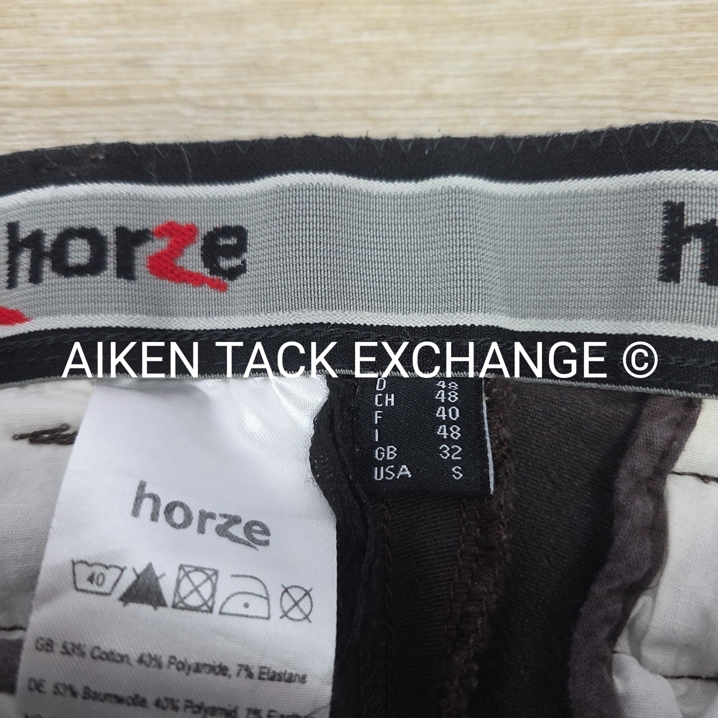 Horze Knee Patch Breeches, Size Small