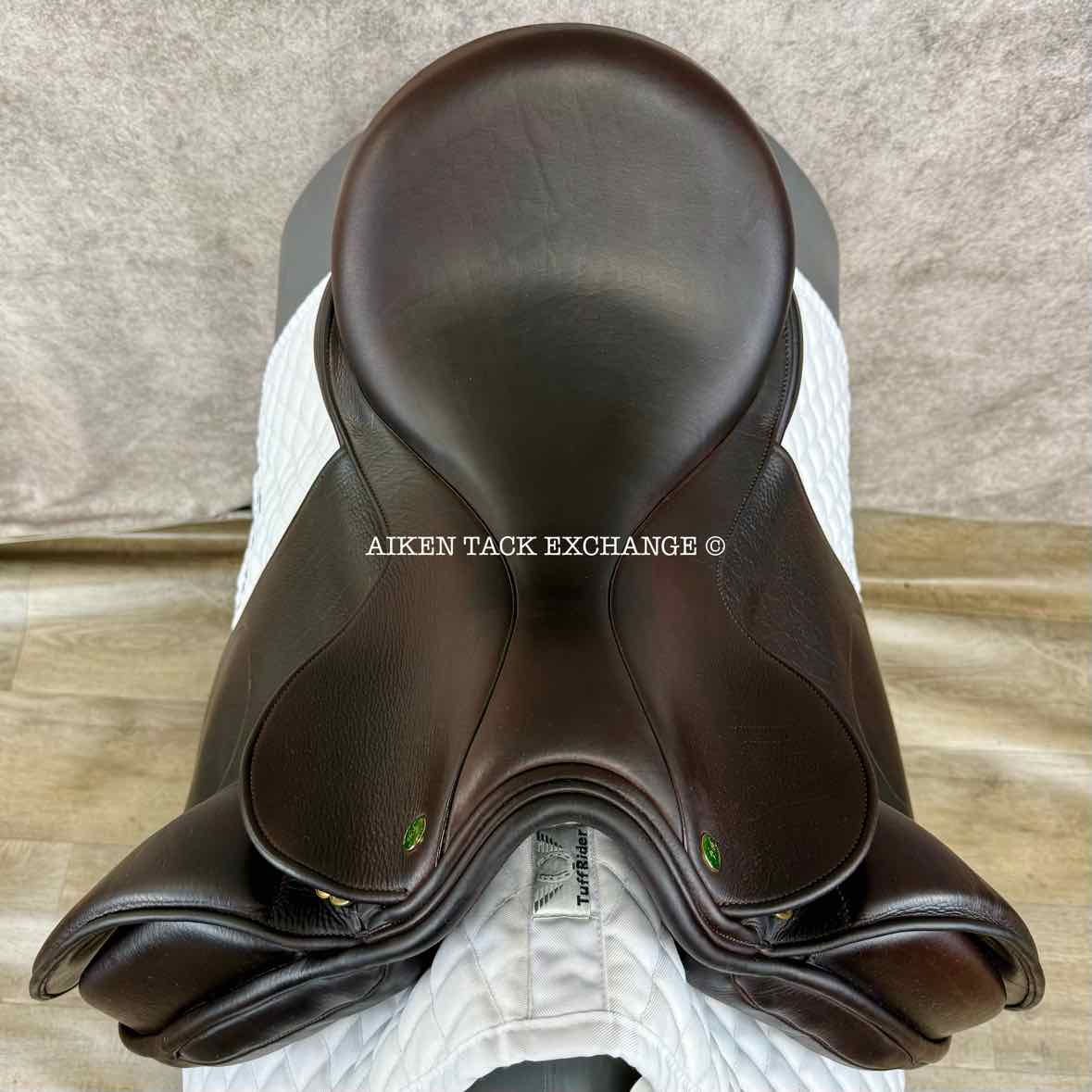 2011 Hulsebos DR CC Dressage Saddle, 17.5" Seat, Medium Wide Tree, Wool Flocked Panels