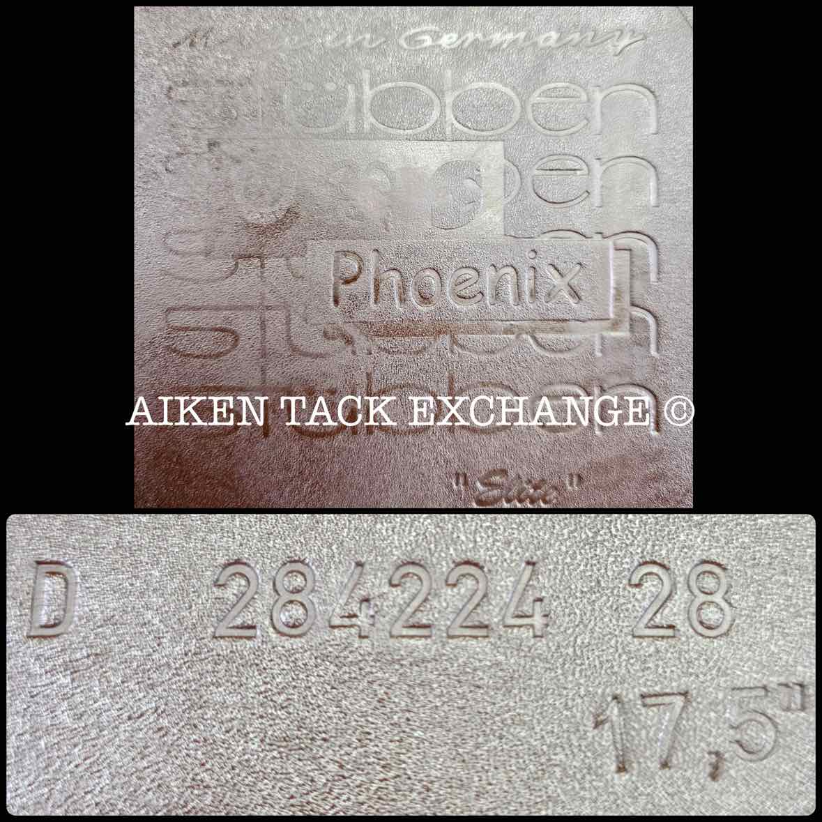 2020 Stubben Phoenix Elite Jump Saddle, 17.5" Seat with Biomex, 28cm Tree - Medium, Wool Flocked Panels