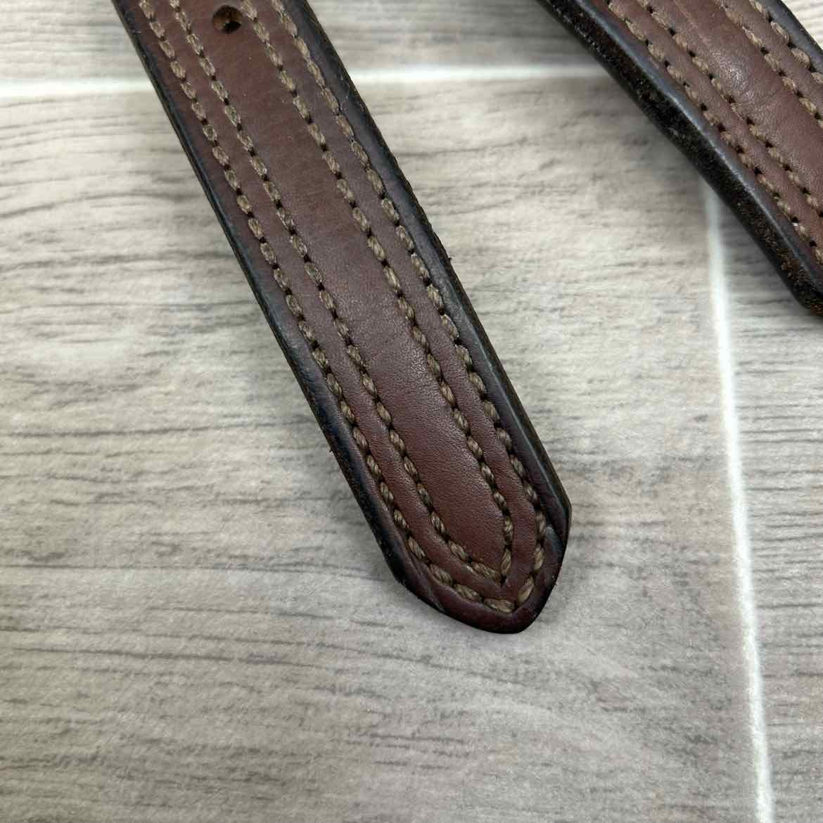 Nunn Finer Nylon Core Stirrup Leathers, Brown, 54"
