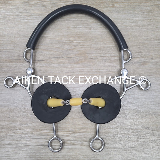 Happy Mouth Double Joint Hackamore Bit 5.25"