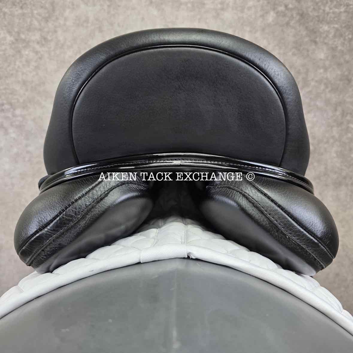 2021 Custom Saddlery Wolfgang Omni 2 Monoflap Dressage Saddle, 17.5" Seat, Adjustable Tree, Wool Flocked Hybrid Panels