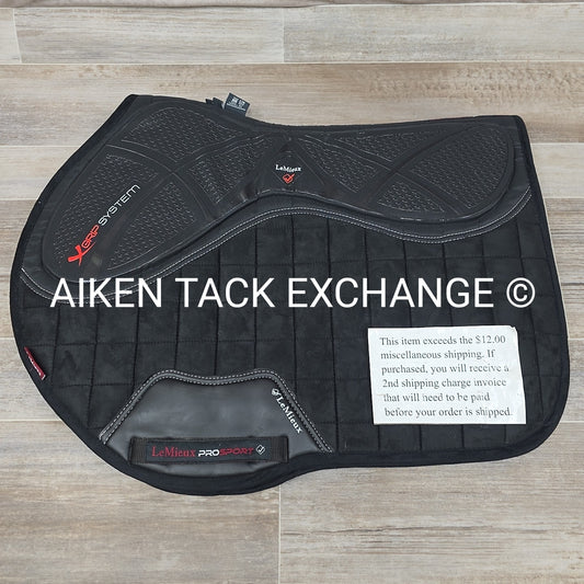 LeMieux X-Grip Silicone Eurojump Square Saddle Pad, Large