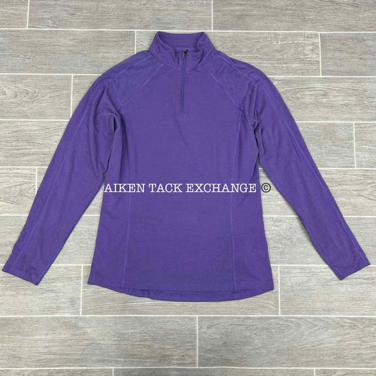 Dover Saddlery Riding Sport Long Sleeve Top, Size Small