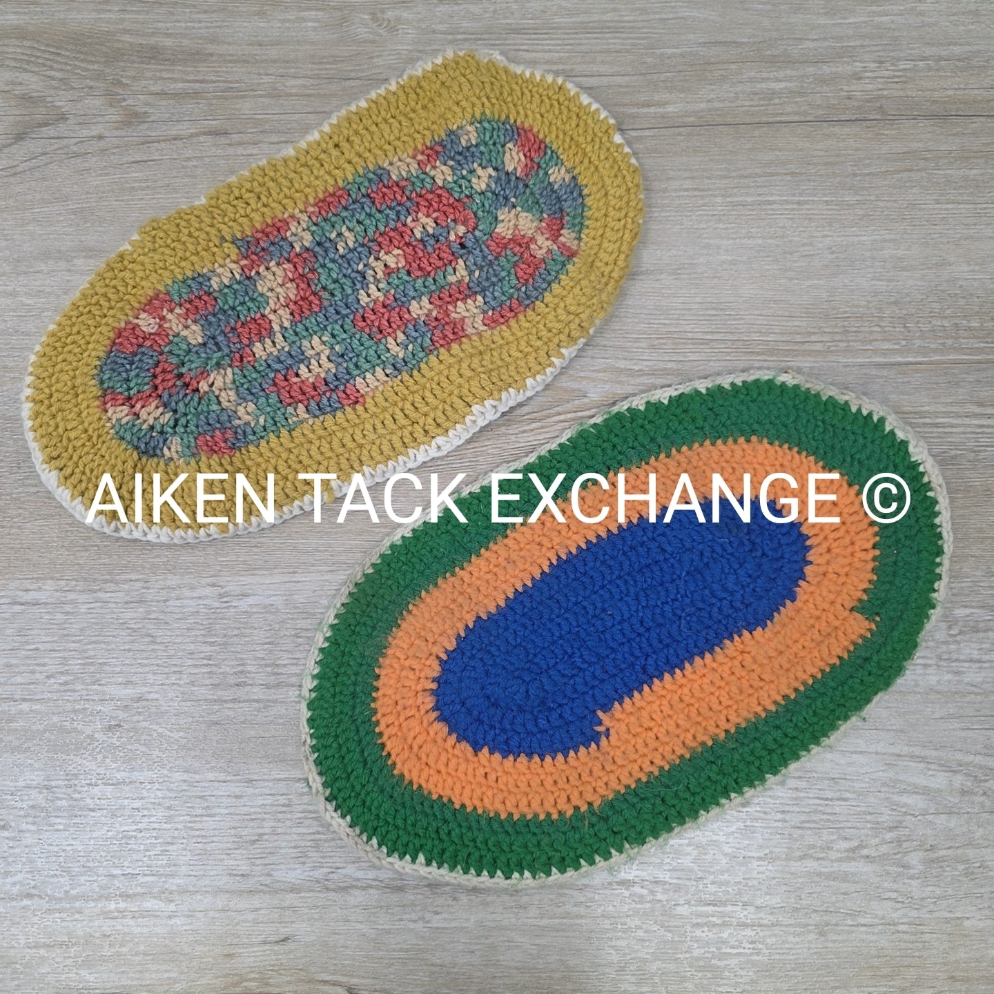 BARGAIN BUNDLE: 2 Crocheted Pommel Pads
