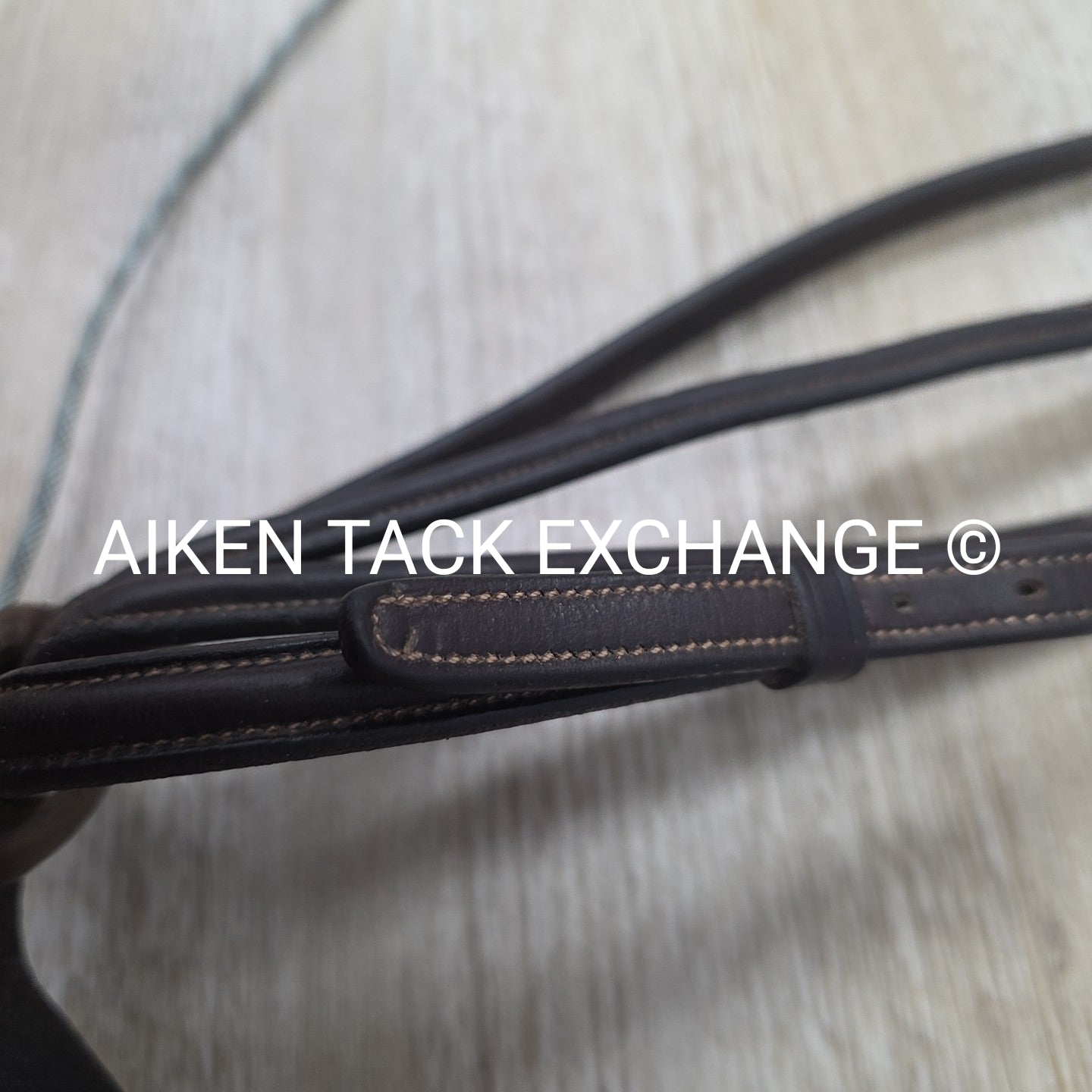 Aramas Fancy Stitched Raised Running Martingale, Brown, Size Full