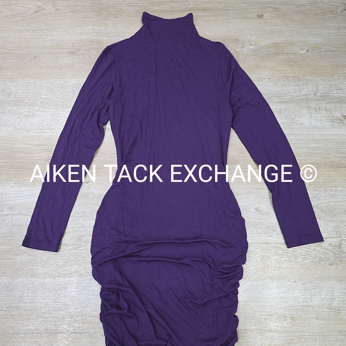 Venus Turtle Neck Long Sleeve Dress, Size Medium