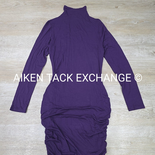 Venus Turtle Neck Long Sleeve Dress, Size Medium