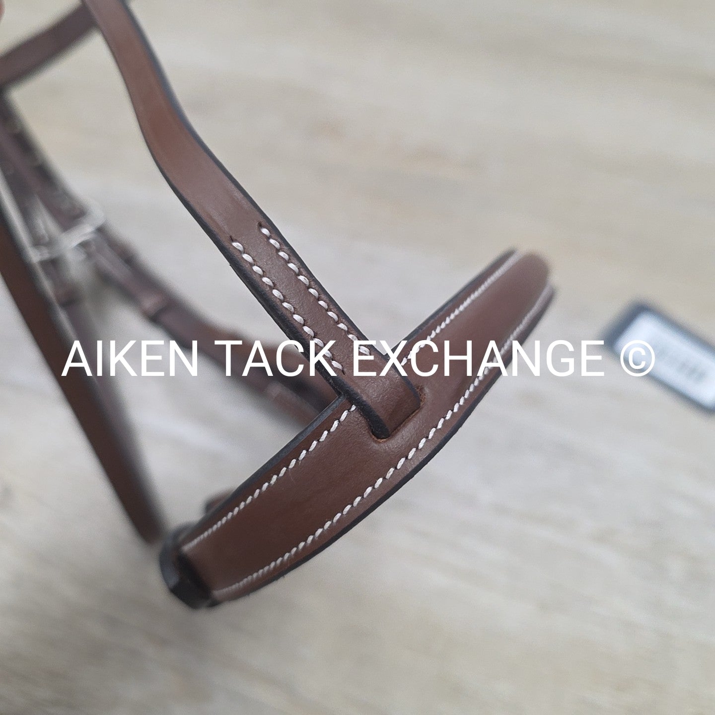 HDR Advantage Plain Raised Bridle with Reins, Oakbark, Size Pony