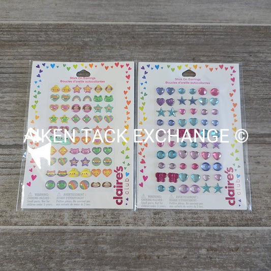 Claire's Stick On Earrings - 2 Packs