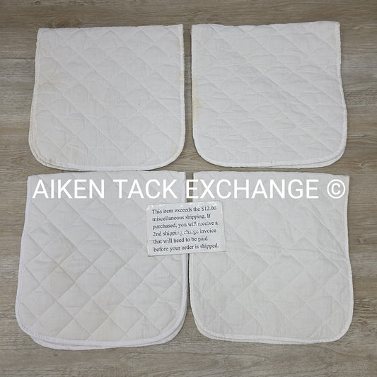 Tough 1 Cotton Quilted Leg Wraps, Set of 4