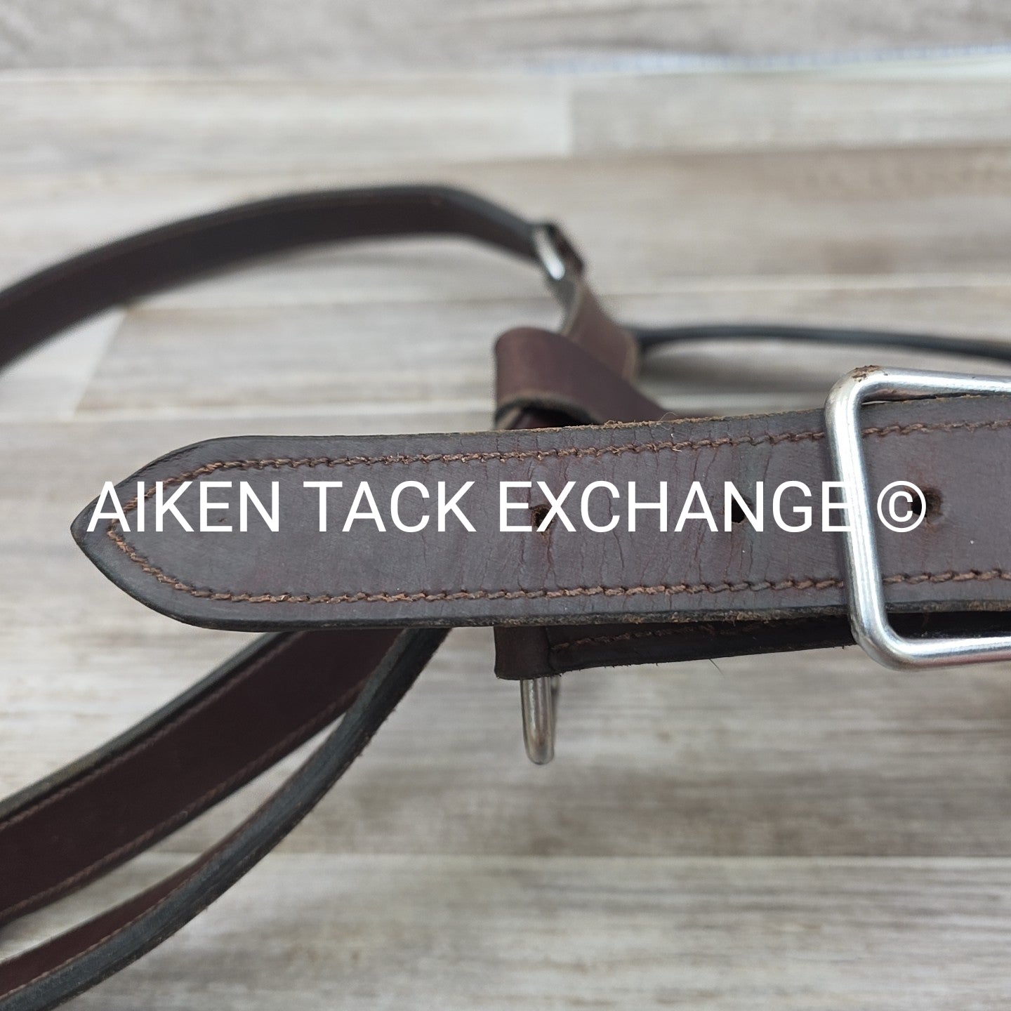 Leather Halter, Brown, Size Draft