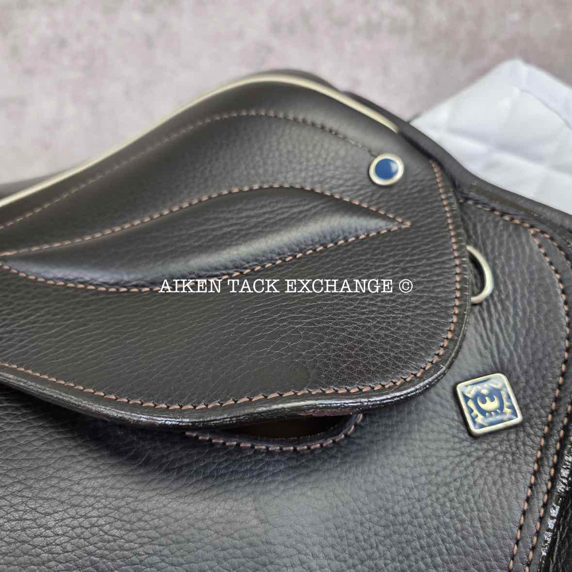 2020 Stubben Phoenix Elite Jump Saddle, 17.5" Seat with Biomex, 28cm Tree - Medium, Wool Flocked Panels