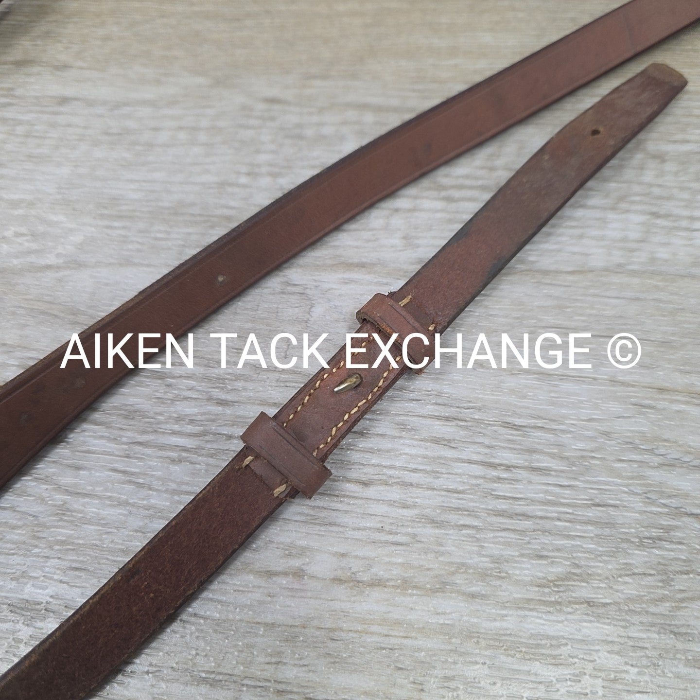 BARGAIN BUNDLE: 2 Pair Plaited Braided Reins, Brown