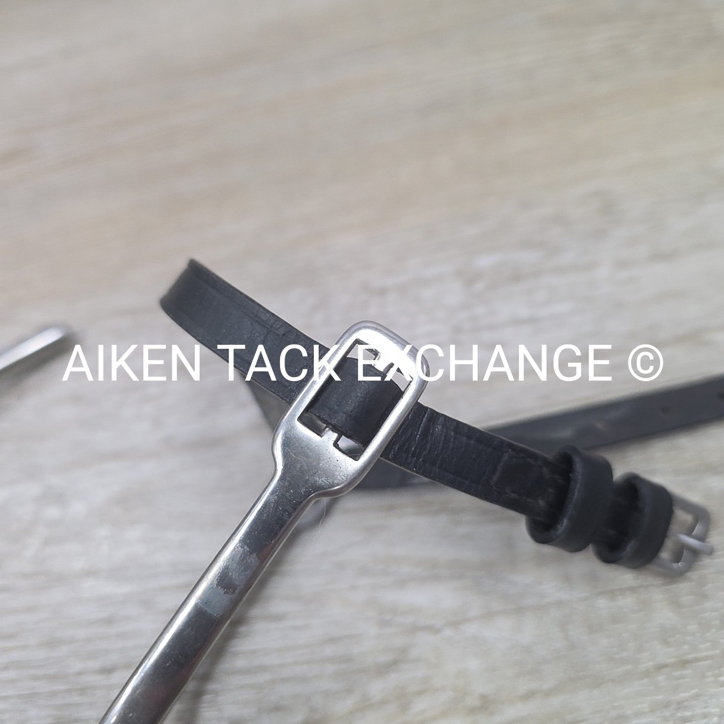 Long Neck Spurs with Leather Straps