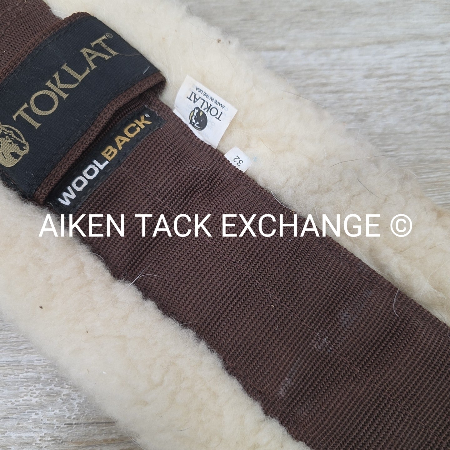 Toklat Woolback Western Cinch, Brown, 32"