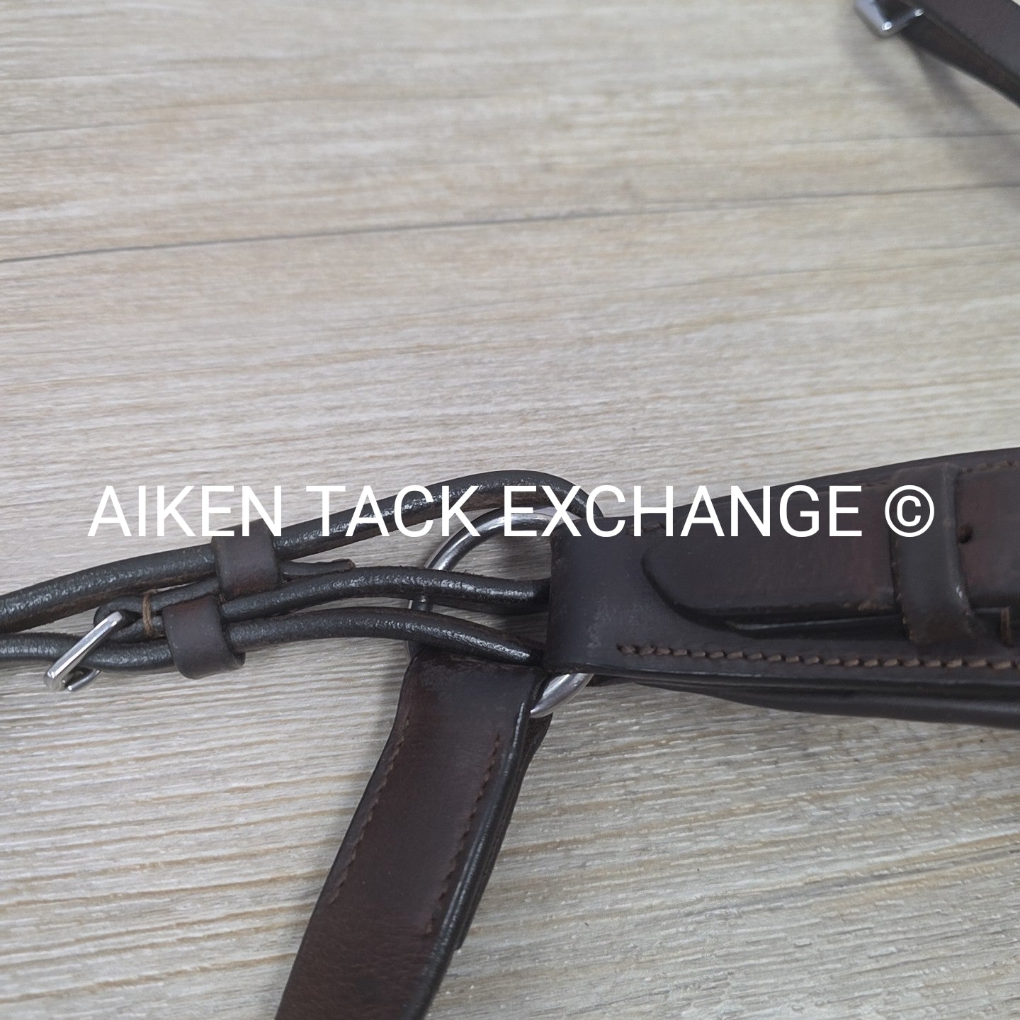 Correct Connect 3 Point Breastplate with Double Neck Strap, Brown, Size Full