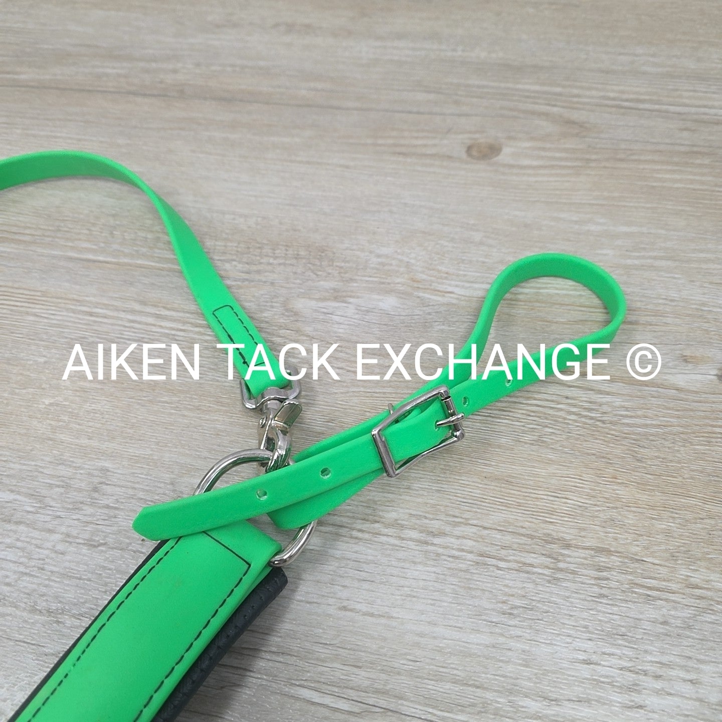 Biothane Bitless Bridle with Reins & Breastplate, Green, Size Full