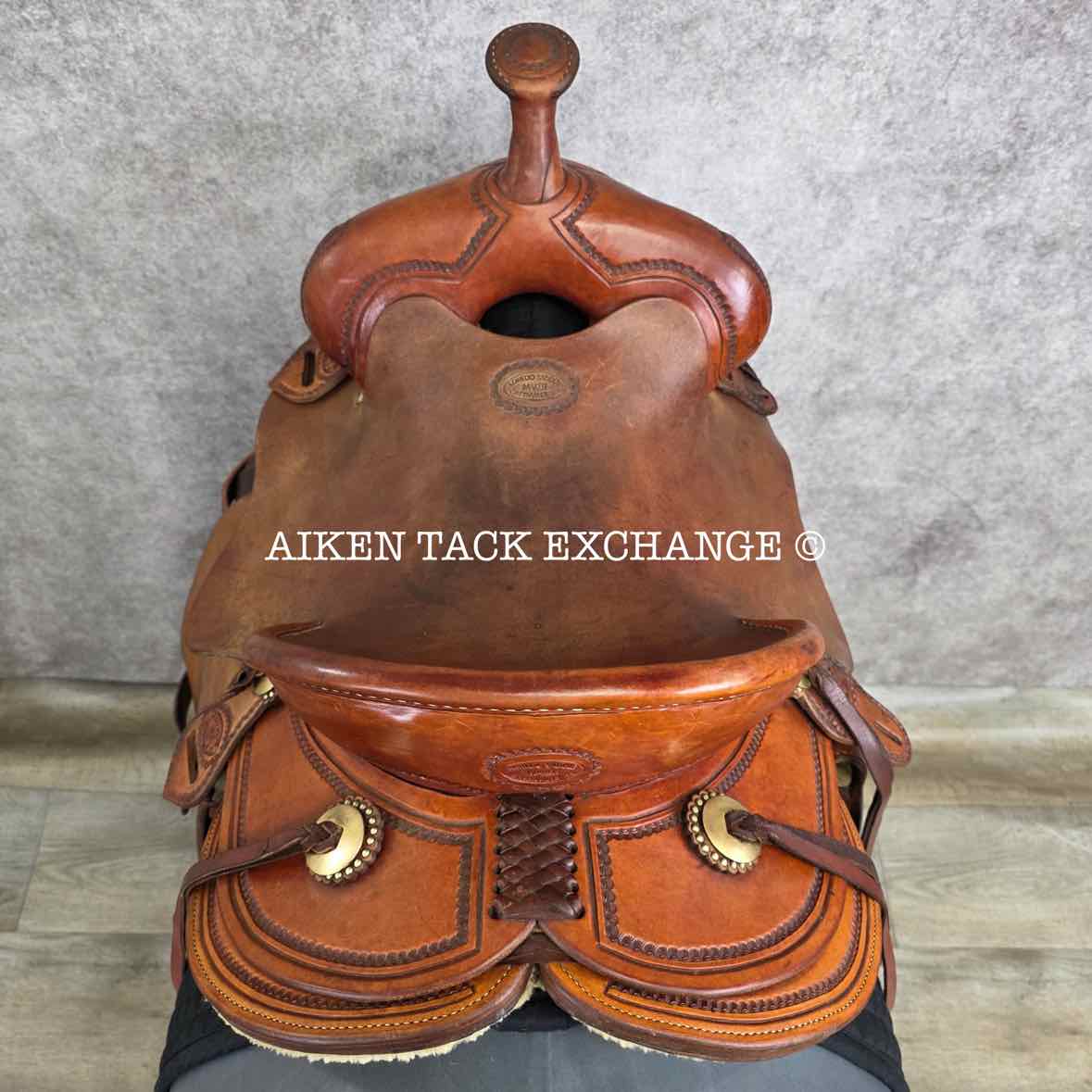 2008 Loredo Saddlery Western Saddle, 15" Seat, Wide Tree - Full QH Bars
