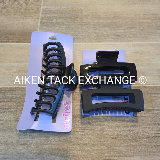 Claire's Claw Clip Bundle - 3 Total