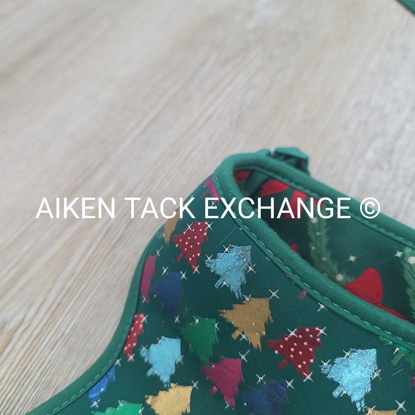 Holiday Pattern Dog Harness + Leash, Size Small