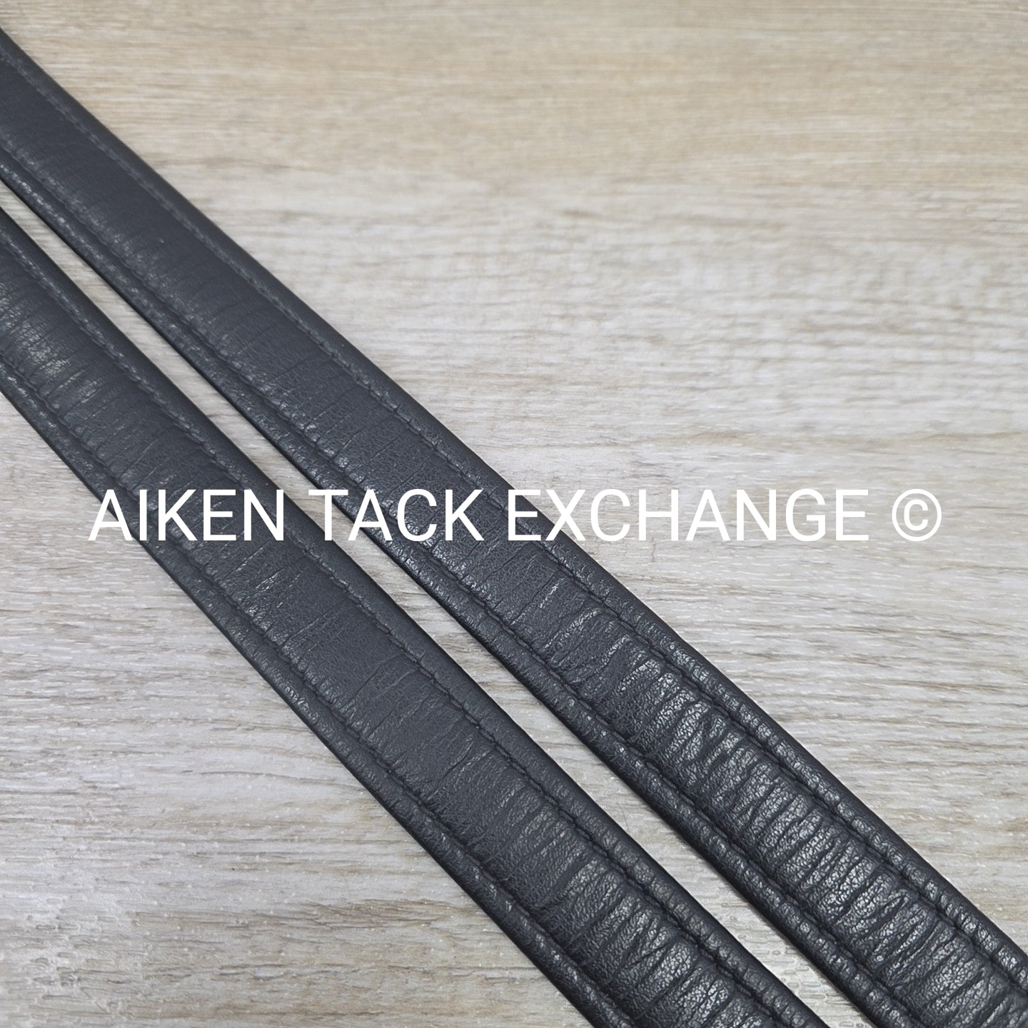 English Stirrup Leathers, Black, 58"