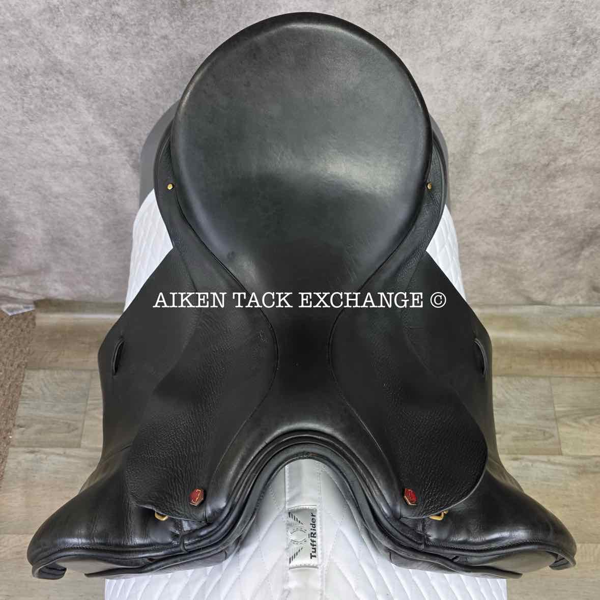 Albion SLK Dressage Saddle, 18" Seat, Medium Wide Tree, Wool Flocked Panels