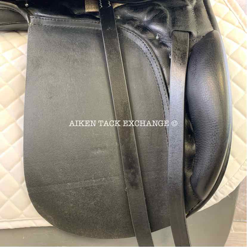 **SOLD** 2006 Passier Corona Dressage Saddle, 18" Seat, Long Flap, Medium Wide Tree, Wool Flocked Panels