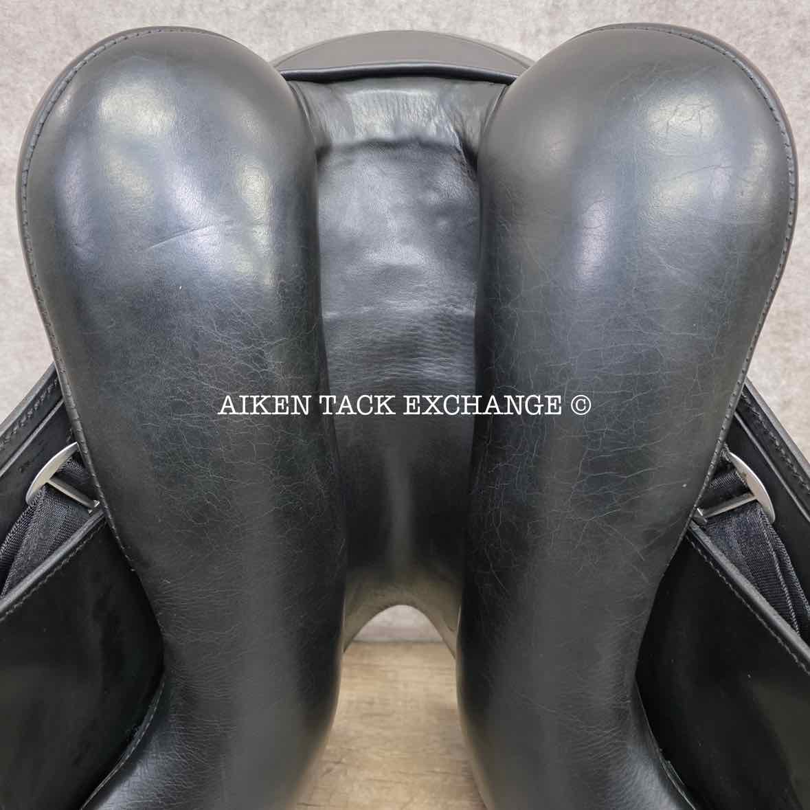 2010 Schleese Wave Dressage Saddle, 16.5" Seat, Adjustable AdapTree, Wool Flocked Panels